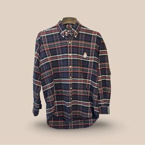 Polo Ralph Lauren - Vintage Polo Ralph Lauren L/S Shirt w RL Bear Patch - Mens M